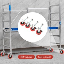 Set 4 Pezzi Ruote di Trasporto