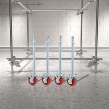 4 Pezzi Ruote per Ponteggi